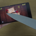 [ VIDEO ] Xperia Z3 Knife Sensitivity Test – Fruit Ninja Played with Knife