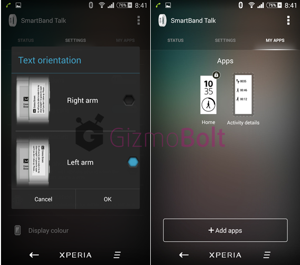 Xperia Z3 SmartBand Talk SWR30 1.0.0.435 app