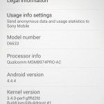 Xperia Z3 Dual D6633 23.0.F.1.82 firmware update rolling