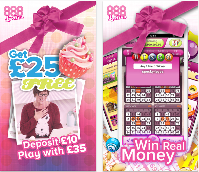 888ladies Mobile Bingo Room Review