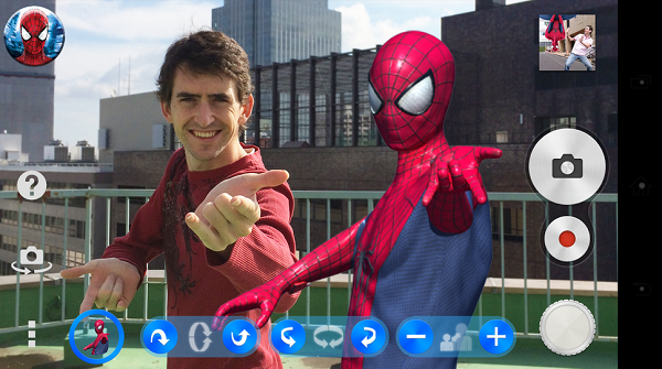 Download Sony Amazing Spider-Man 2 AR effect camera app