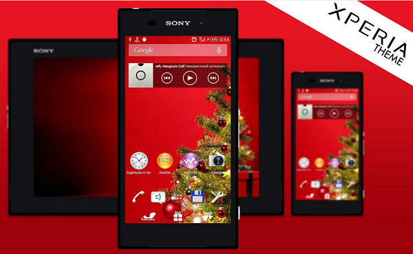 Download Xperia Christmas Theme  for Xperia Z2