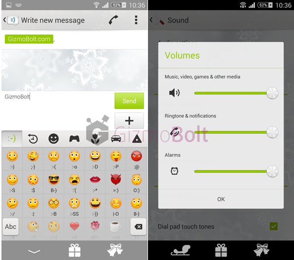 Install Xperia Christmas Theme