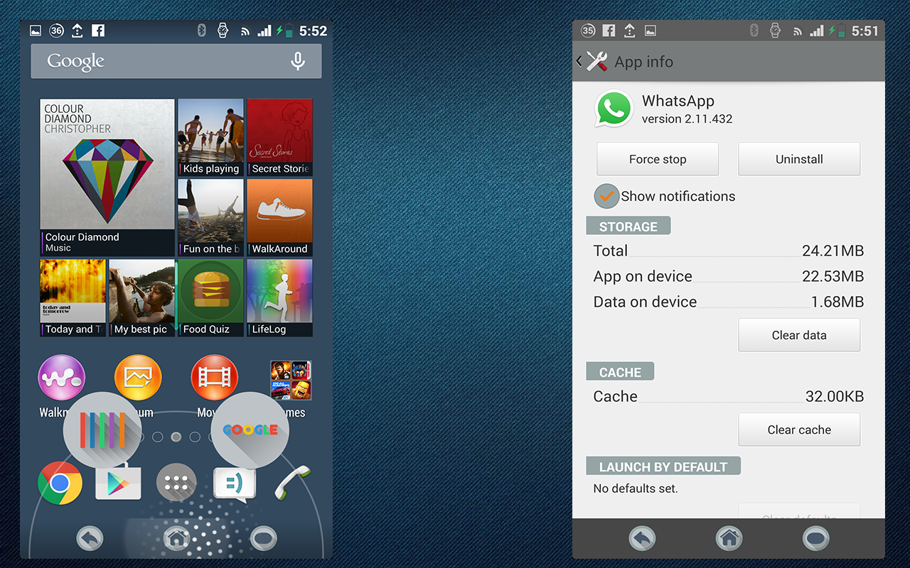 Install Xperia palAtial Theme