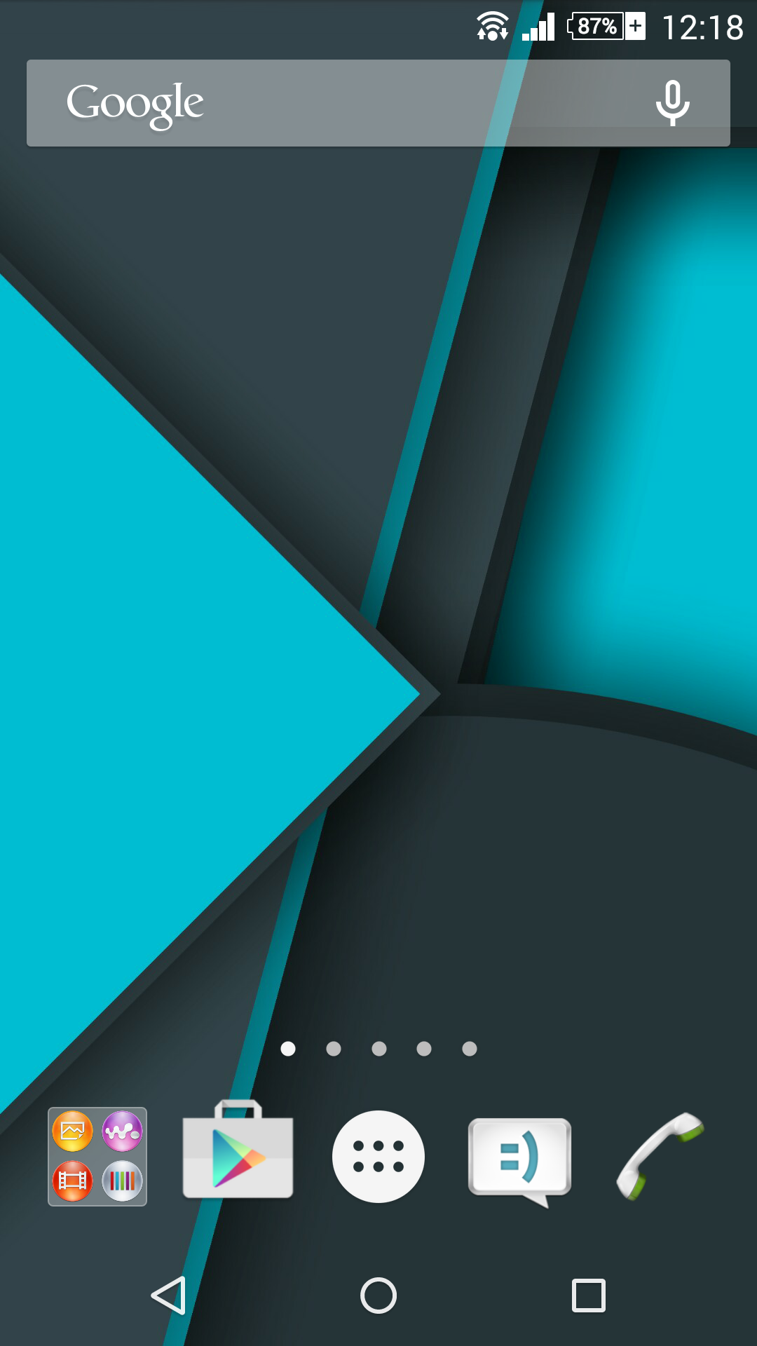 Wallpapers inspired from Material Design