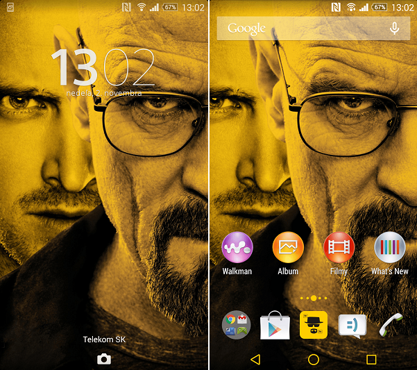 Xperia Breaking Bad Theme