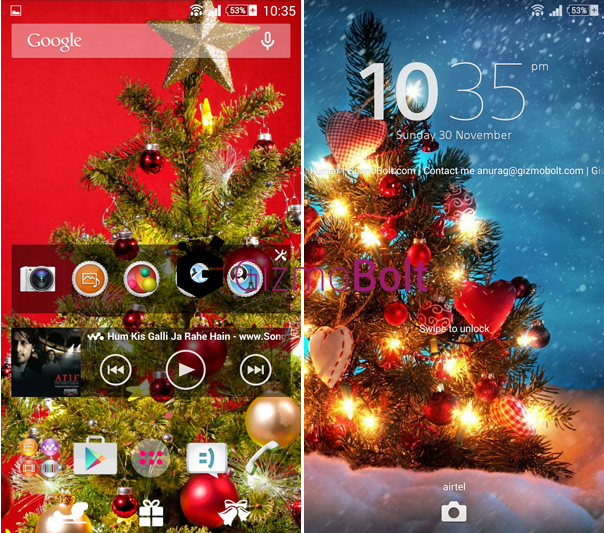 Xperia Christmas Theme