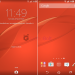 Xperia Style Cover Window O, G Theme available at Play Store