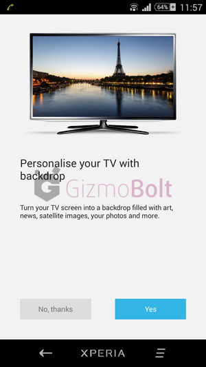 Xperia z2 Chromecast Screen casting support