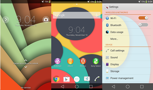 Xperia Android 5.0 Theme