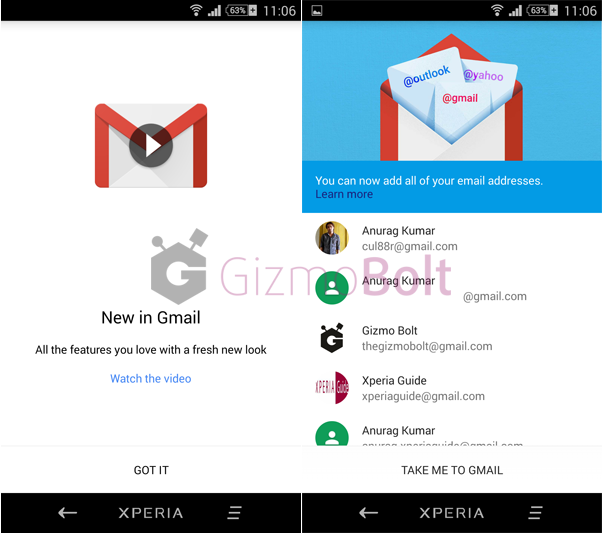 Gmail 5.0 apk