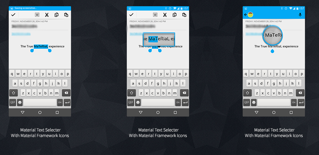 Download Xperia Blue Material Theme