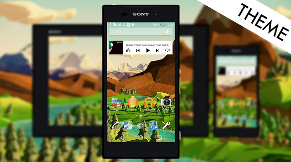 Polygon L Xperia Theme