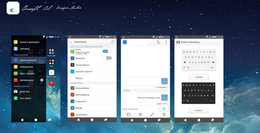 Xperia Concept OS Theme