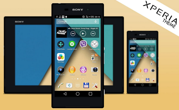 Xperia Flat Lollipop Theme