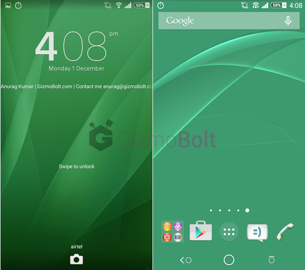 Xperia Green Art Theme