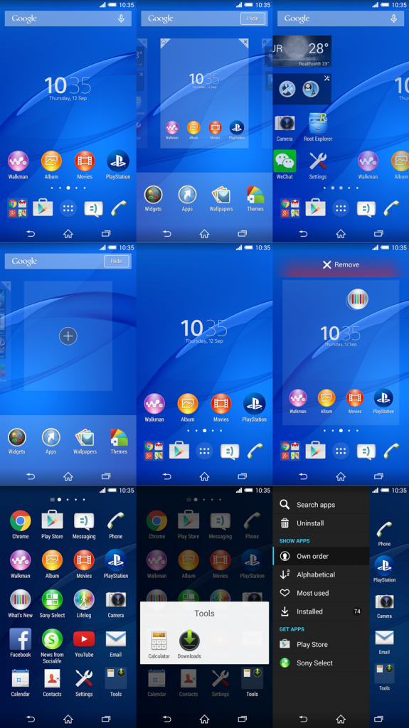 Xperia Home 7.0.A.1.7