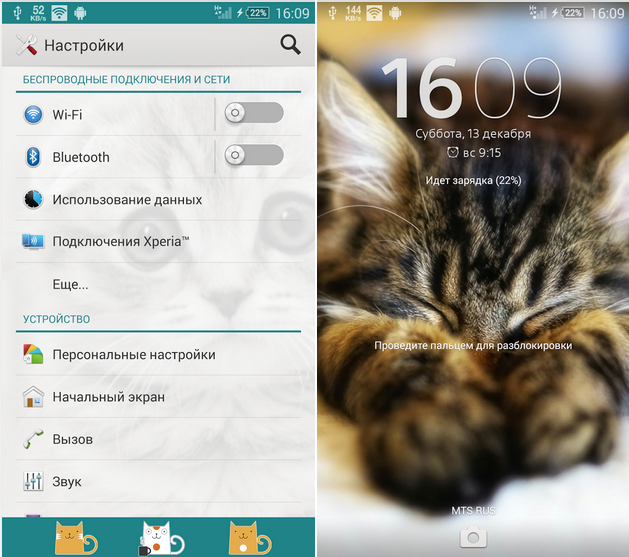 Xperia Kitty Theme