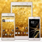 Get eXPERIAnZ Grey & Gold Theme for Xperia devices