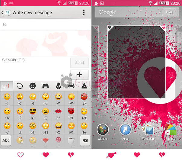 eXPERIAnZ Love Theme apk