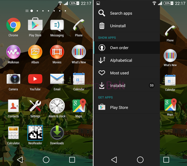 eXPERIAnZ Polygon L theme apk