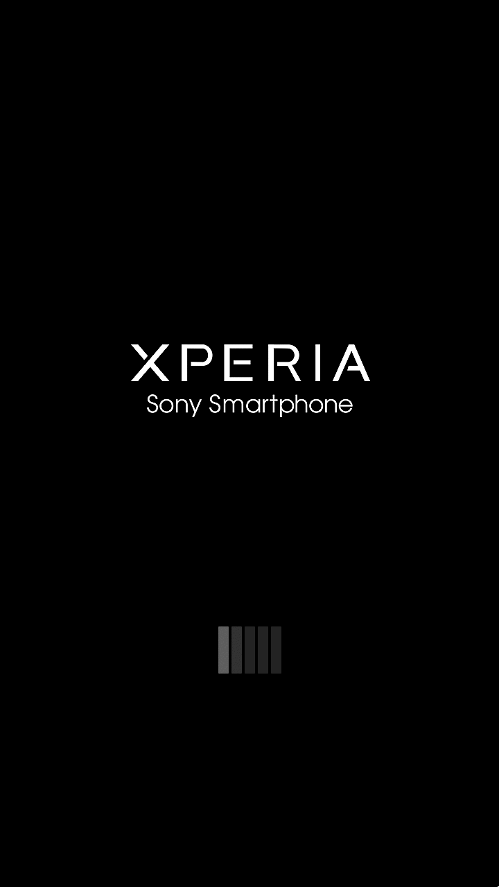 Clean Xperia Boot animation
