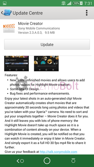 Movie Creator 2.3.A.0.3 apk