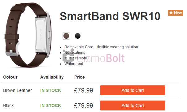 SmartBand SWR10 Brown Leather Strip price $121