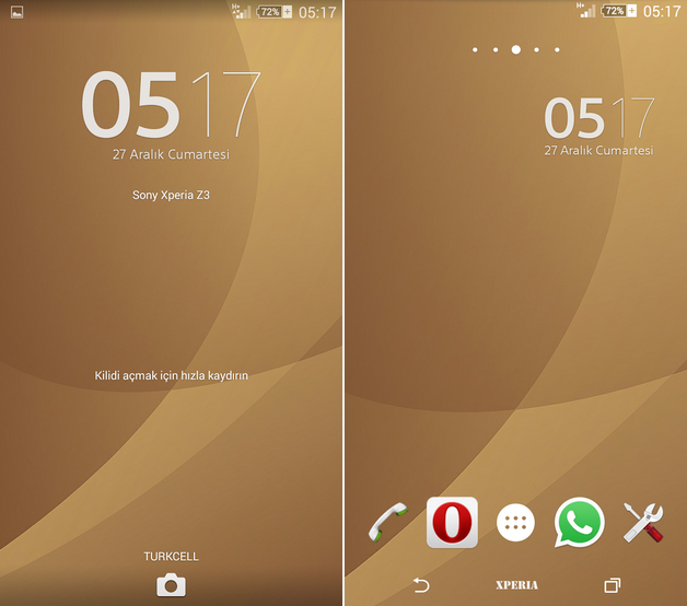 Xperia Brown Theme