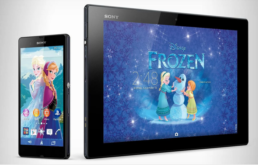 Xperia Frozen Elsa&Anna Theme apk