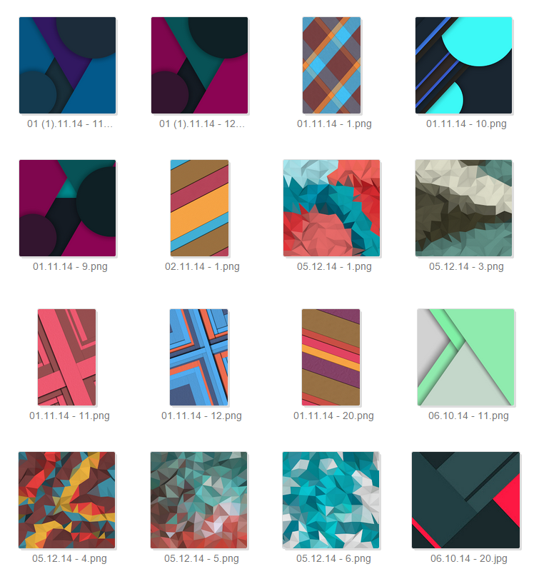 Xperia Material Design Wallpapers