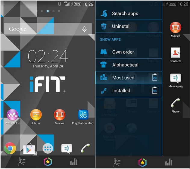 Xperia iFit Theme apk