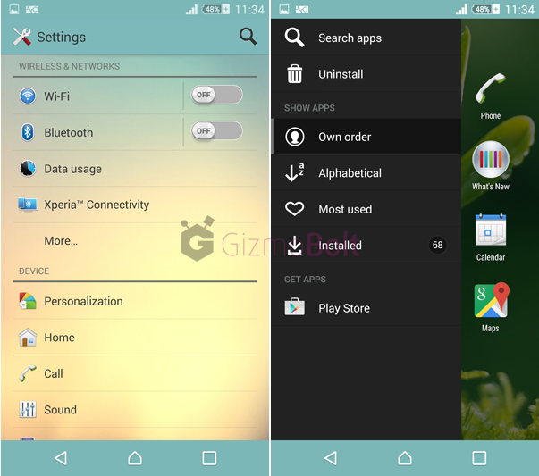 Download Xperia Halla Green Theme