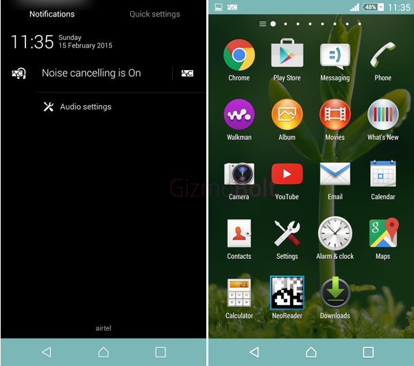 Install Xperia Halla Green Theme