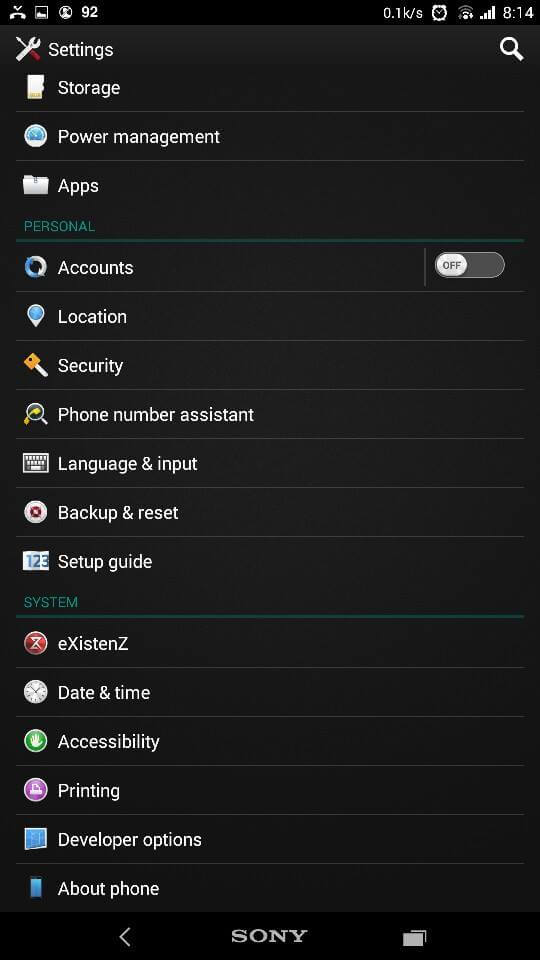 Number Assistant Feature Xperia Z3