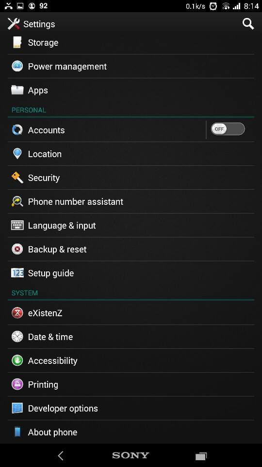 Number Assistant Feature Xperia Z3