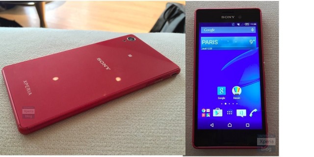 Red Xperia M4 Aqua Leaked