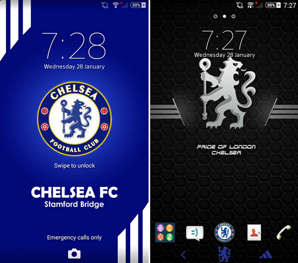 Xperia Chelsea FC Theme