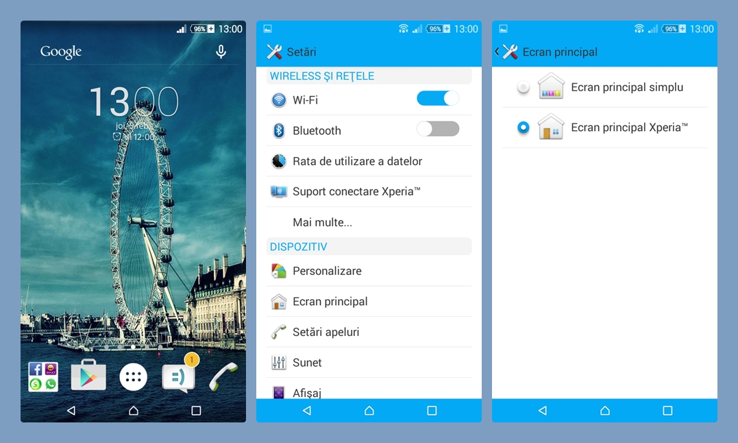 Xperia London Blue Theme