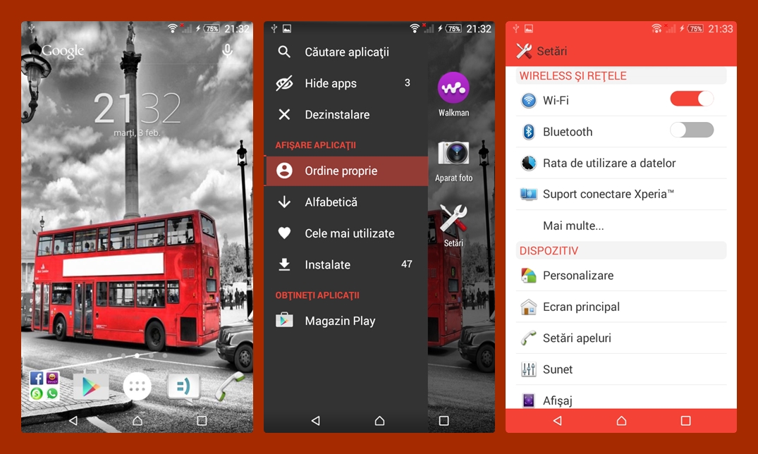 Xperia London Red Theme