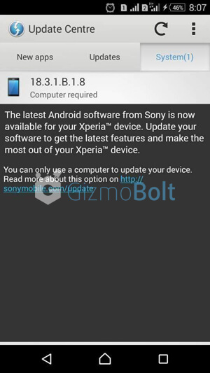 Xperia M2 Dual 18.3.1.B.1.8 firmware