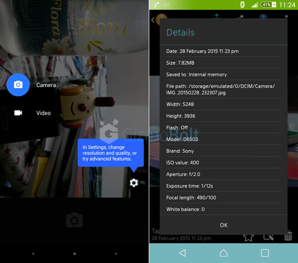 Android 5.0 Lollipop Camera apk