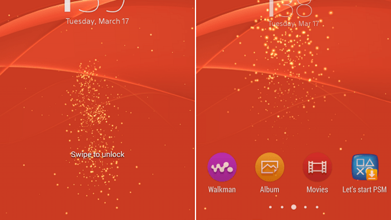 Install Xperia Z3 Lollipop Live Wallpaper With New Lock Screen Effect