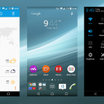 Xperia Material NXT Blue Theme based on Sony’s Lollipop design