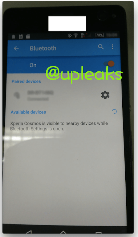 Sony Cosmos Leaked with 5 MP front cam