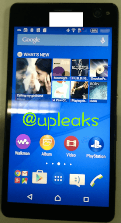 Xperia Cosmos Leaked with 5 MP front cam