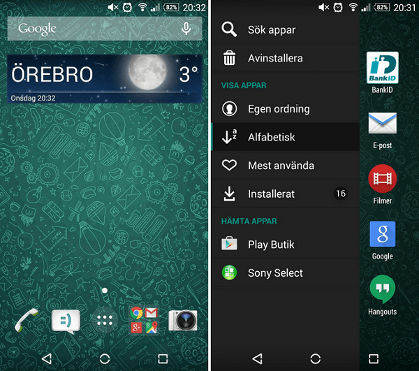 Xperia Lollimized Teal Theme