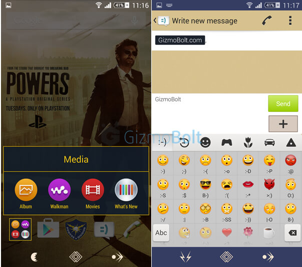 Xperia Powers theme - PlayStation Plus