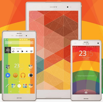 Xperia Rainbow Theme