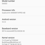 Xperia Z2 23.1.A.0.690 firmware rolling – Android 5.0.2 Lollipop update